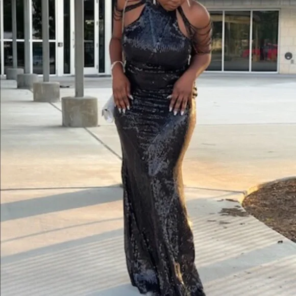 Dresses | Missord Halter Neck Sequin Mermaid Dress | Poshmark